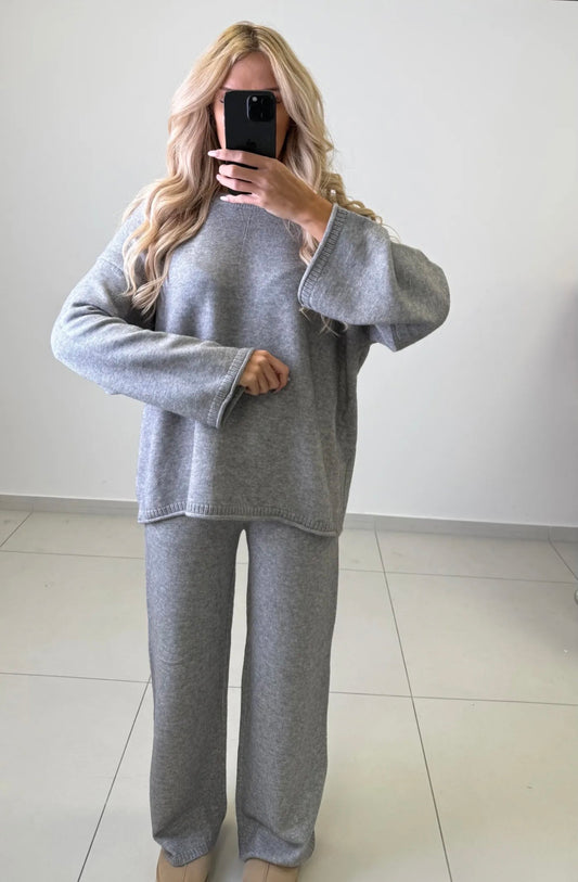 Comfy Knit Set Grey