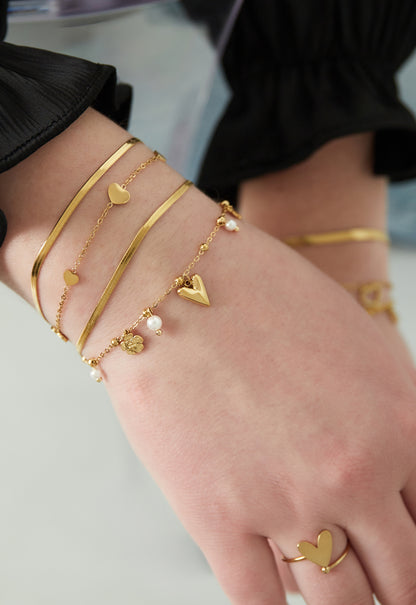 Lucky Love Armband Goud