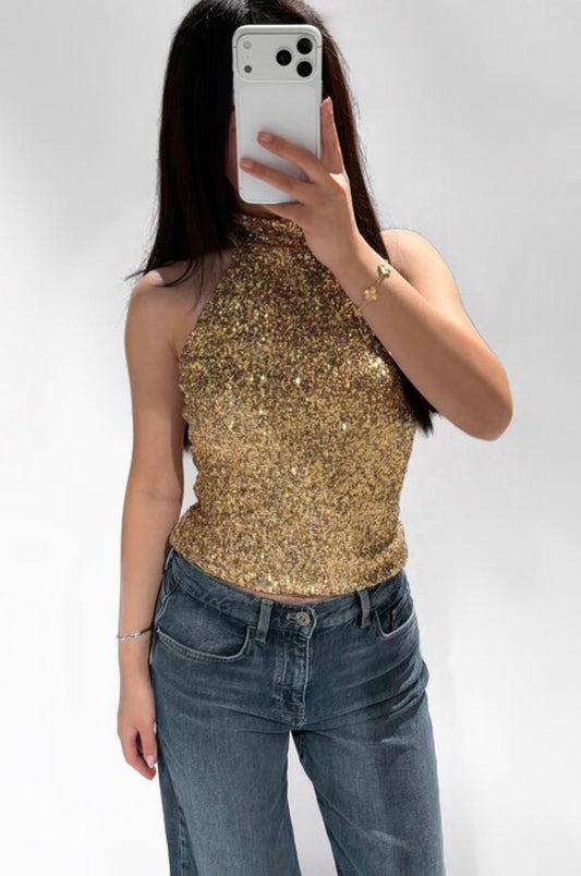 Golden Sparkle Top
