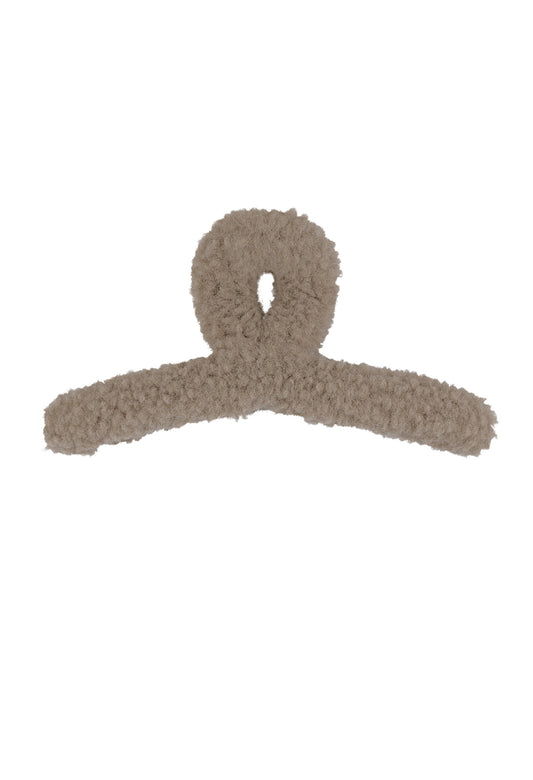 Teddy Haarclip Beige